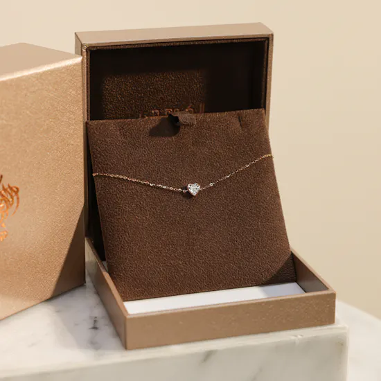 Kooheji Jewellery Heart Diamond Baby Bracelet