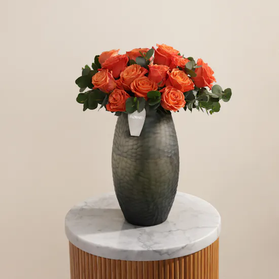 Golden Moments Flower Vase