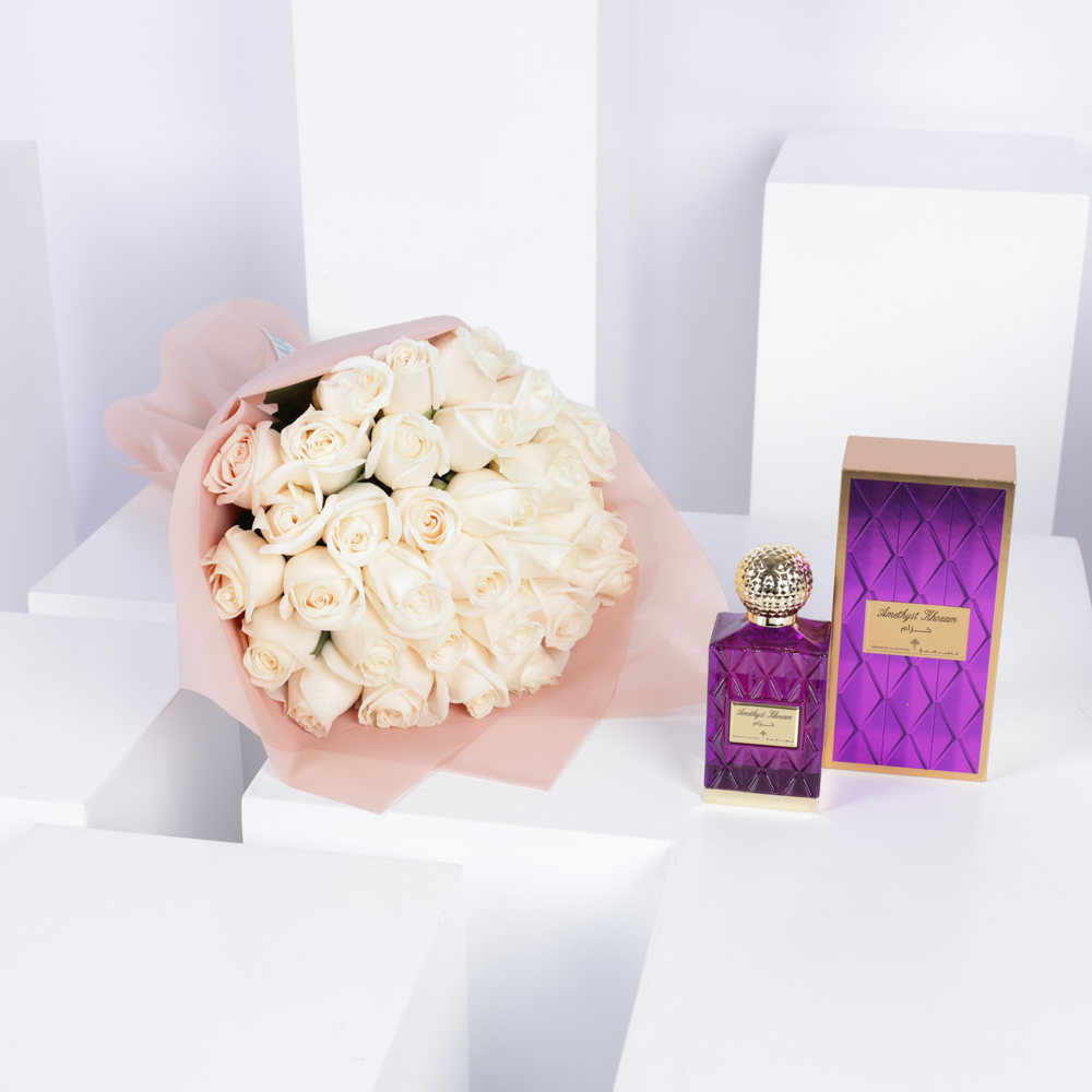 عطر أميثست خزام من ابراهيم القرشي | الجوري المذهله 