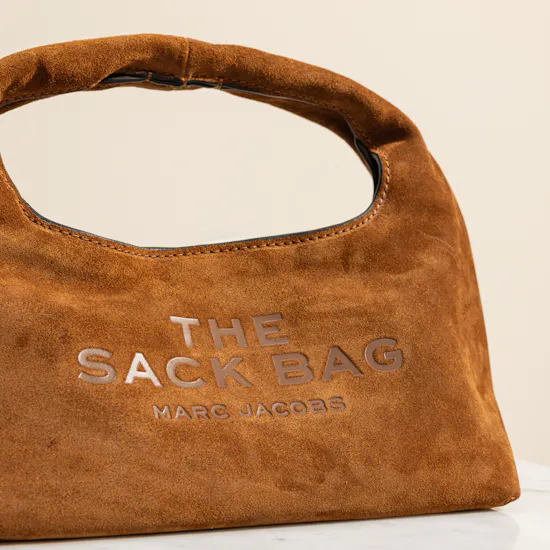 Marc Jacobs The Suede Mini Sack Brown Bag