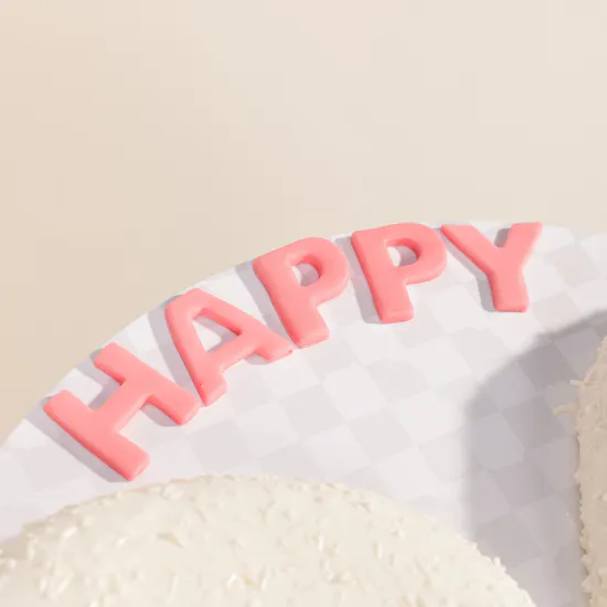 DOH! Happy Birthday Numbers Cake
