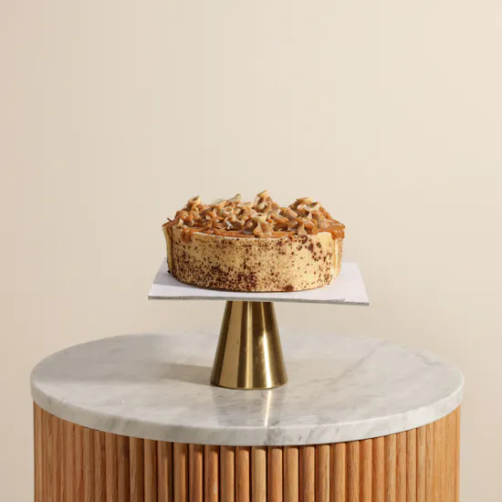 Floward Hazelnut Caramel Roll Cake