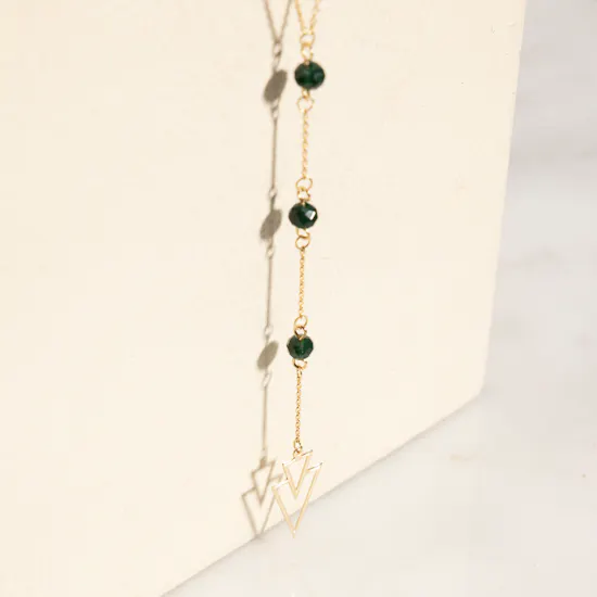 Siran by Iram Geometric Gold Chain Necklace