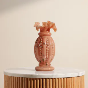 Floward Pink Melon Glass Vase