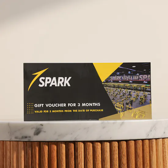 Spark Athletic Center 3 Months Subscription Gift Voucher for Women