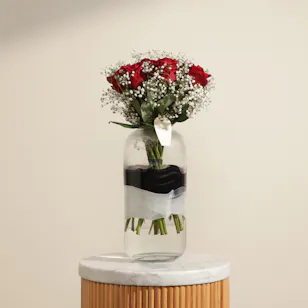 Enchanted Red Roses Vase Enchanted Red Roses Vase