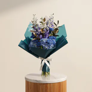 Blue Midnight Dream Flower Bouquet
