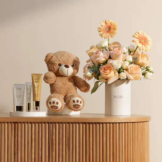 MSK SPF Trio Set | Cheerful Flowers and Teddy Bear