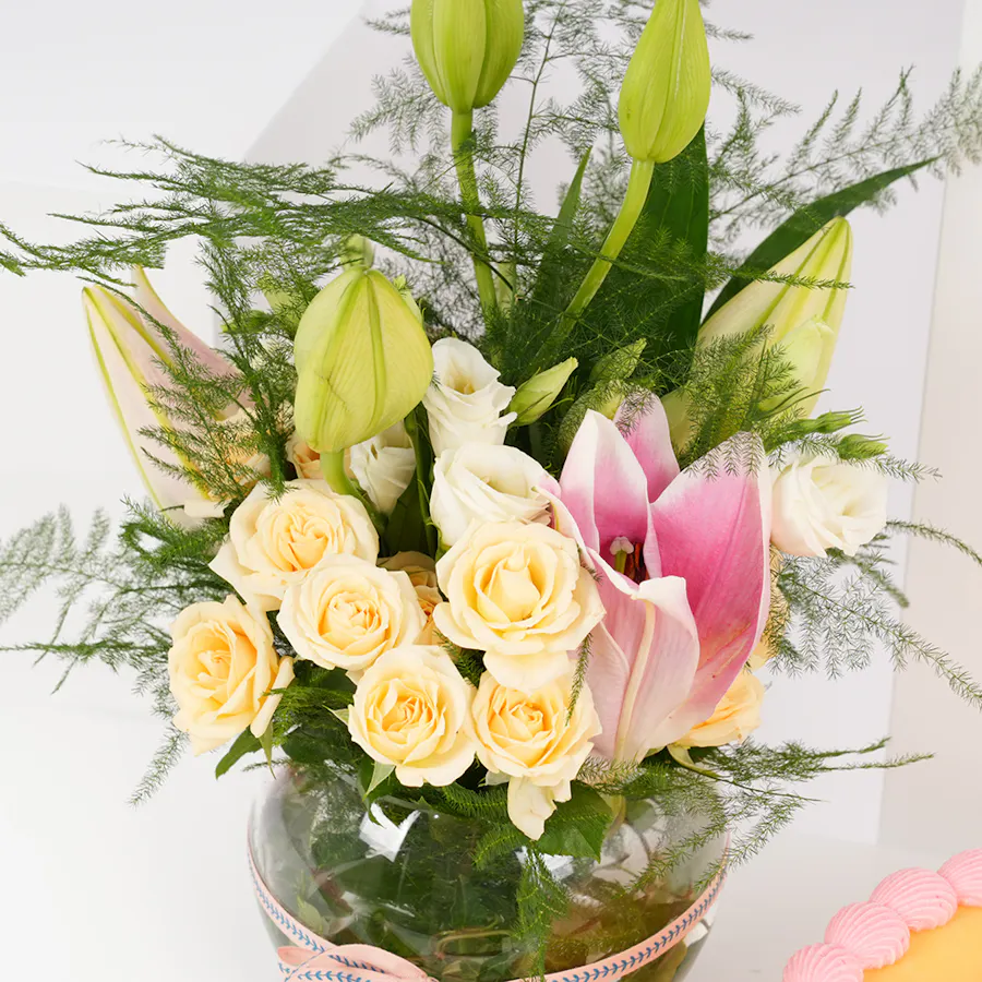 Helen's Bakery Personalized Chocolate Cake | Spring Vase 3