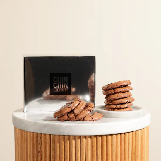 Chin Chin Brownie Cookies Box | Bloom Magic Flowers