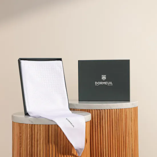 Al Omara Dormeuil White Shemagh | Size 55
