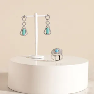 Floward Elegant Turquoise Set