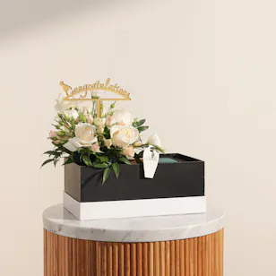 Istekanti Green Terrazzo Mubkhar | Congratulations Blooms