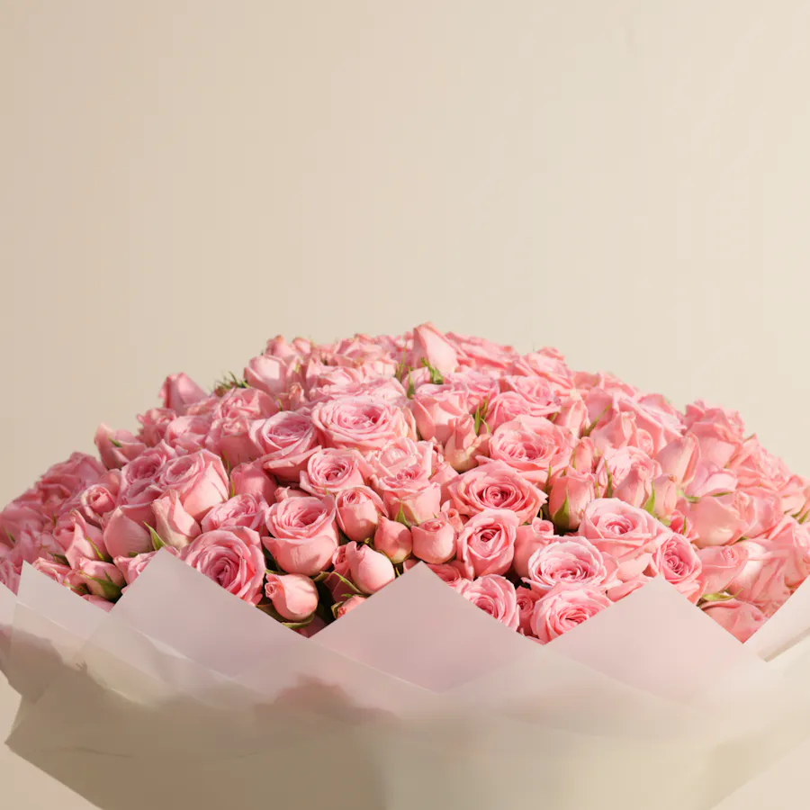 Enchanting Pink Baby Roses Bouquet | 100 Flowers 2
