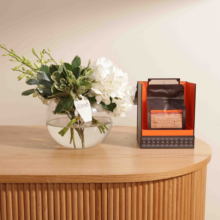 حبوب القهوه من جازين | المزهرية الملائكية