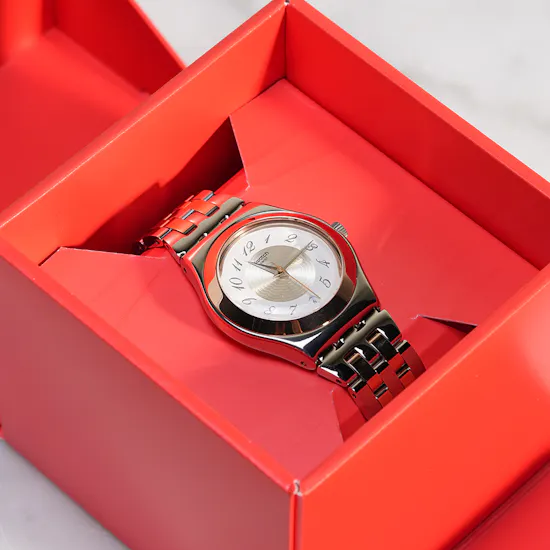 Swatch Ladies Midimix Two Tone Watch