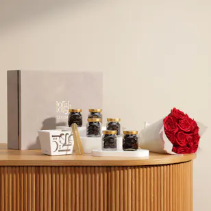 Lootah Velvet Incense Set | Flowers Bouquet