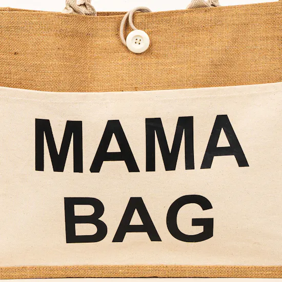 Dee mama Mama Tote Bag | Red Chrysanthemum