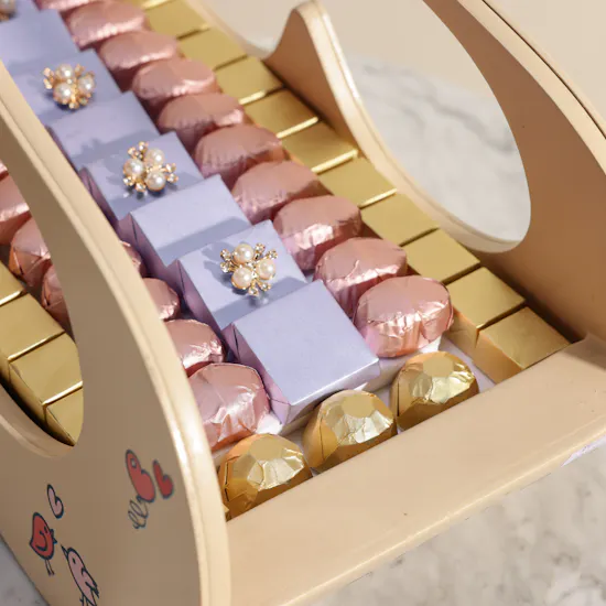 Floward Love Mix Chocolate Wooden Tray