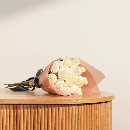 The Elegance of White Rose in Bouquet