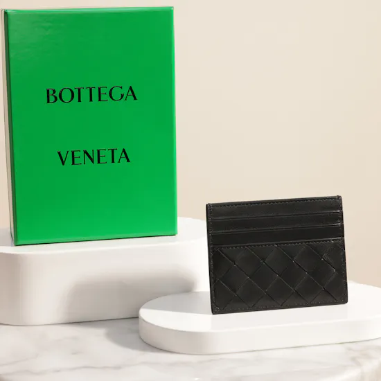 Bottega Veneta Intrecciato Unisex Card Holder