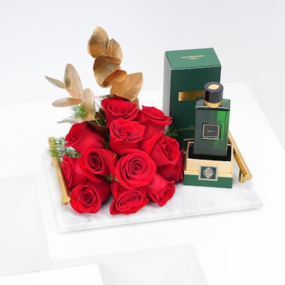 Saad Bashmakh Perfumes with Roses