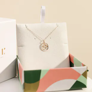 Miss L' by L'azurde Gold Cancer Necklace