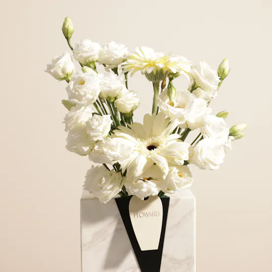 Bateel Alaska Assorted Truffles Extra Small Box | Vibrant Charm Flower Vase