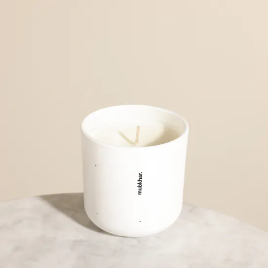 Mubkhar California Gold Scented Candle | Soft Horizon Flower