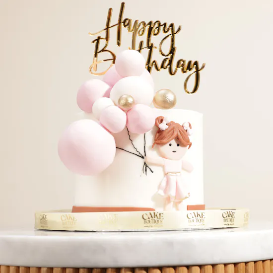 Cake Boutique Girl Birthday Cake