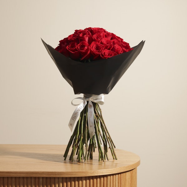 Stunning Red Roses Bouquet | 50 Roses