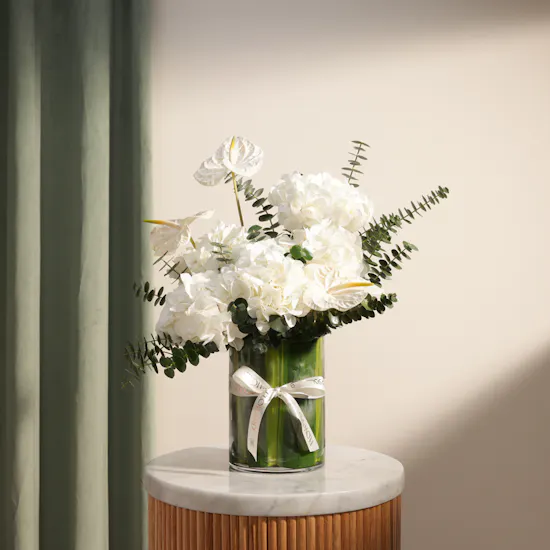White Joy Flower Vase