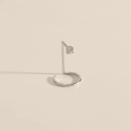 Floward Floating Diamond Nail Ring