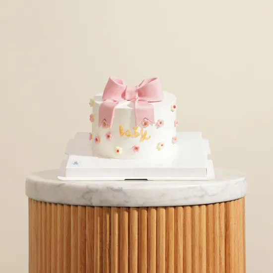 Sweet Sensation Baby Girl Cake