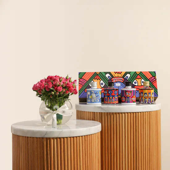 Rocca Bianka Olive Oil and Vinegar Fashion Box | Cozy Flowers Vase