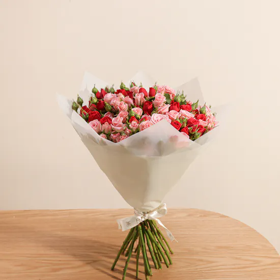 Heartfelt Baby Roses Bouquet