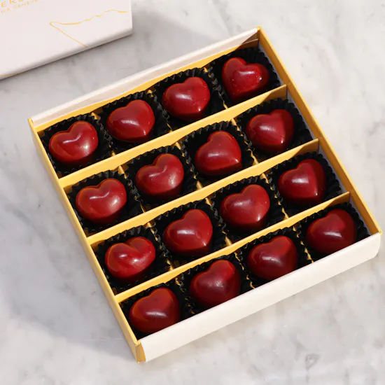 Sweetzerland Heart Shaped Assorted Chocolate Box | 16 Pieces