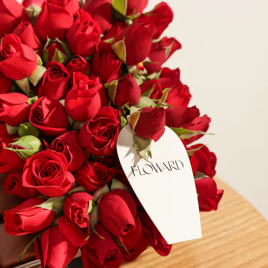 Rhône Rectangular Chocolate Tray | Love Red Roses