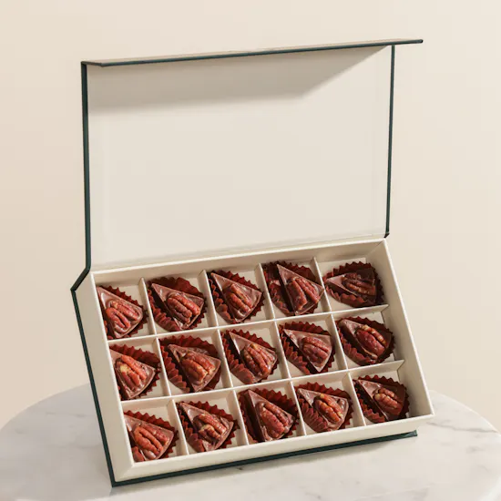 Floward Pecan Salted Caramel Small Chocolate Box | 15 Pieces