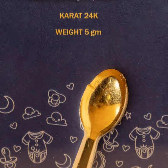 BTC Gold Spoon 24K | 5 gm
