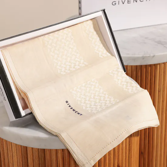Givenchy Beige Shemagh | Size 55