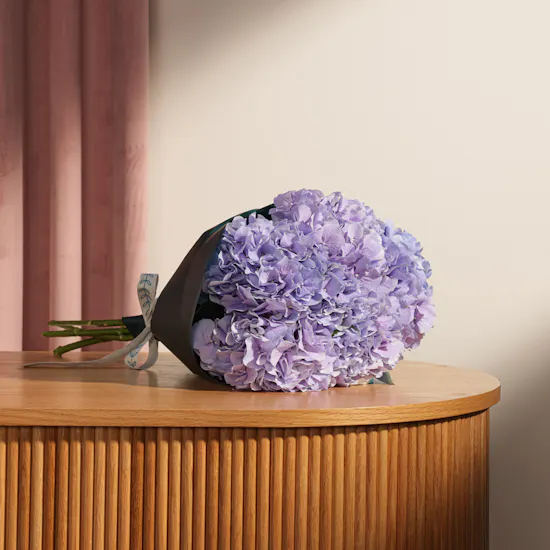 Purple Hydrangea Bouquet