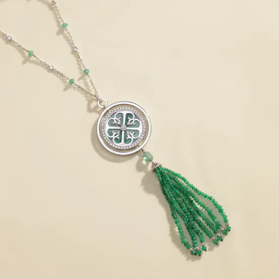 Damas Lace Diamond Women's Necklace