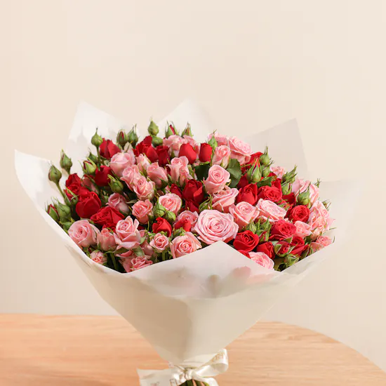Heartfelt Baby Roses Bouquet