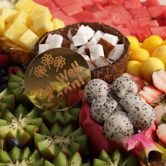 Fruitful Day Deluxe Get Well Soon Berry Twist Platter