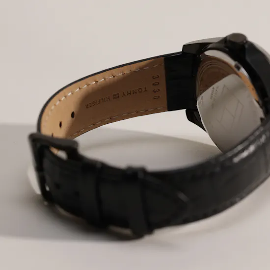 Tommy Hilfiger Black Baker Analogue Men's Watch