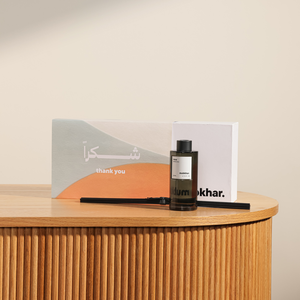 روز شكراً أعواد معطرة للجو من مبخر| 220 مل