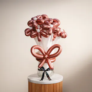 Rose Gold Balloons Vase