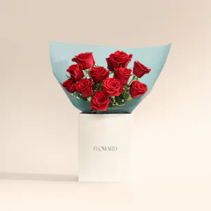 Dawn’s Embrace Red Roses Bouquet 