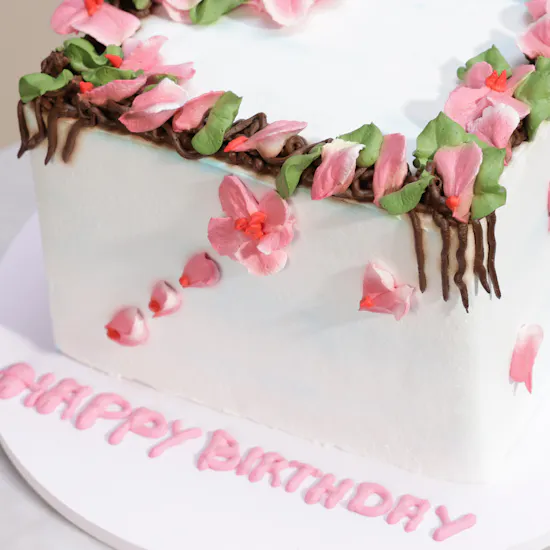 Floward Floral Cube Cake